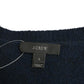 J. Crew Navy Jeweled Fair Isle Wool Sweater Size L