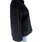 Black Mink Fur Jacket Size M