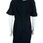 trina TRINA TURK Black Off Shoulder Cocktail Dress Size 16