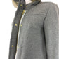 J. Crew Gray Vail Wool Blend Hooded Parka Size 10