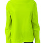 Dudley Stephens Neon Yellow Highland High Low Fleece Top Size XL