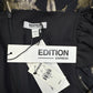 EDITION by EXPRESS NWT Black Metallic Floral Print Blouse Size S