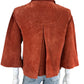 Coldwater Creek Rust Orange Suede Jacket Size M