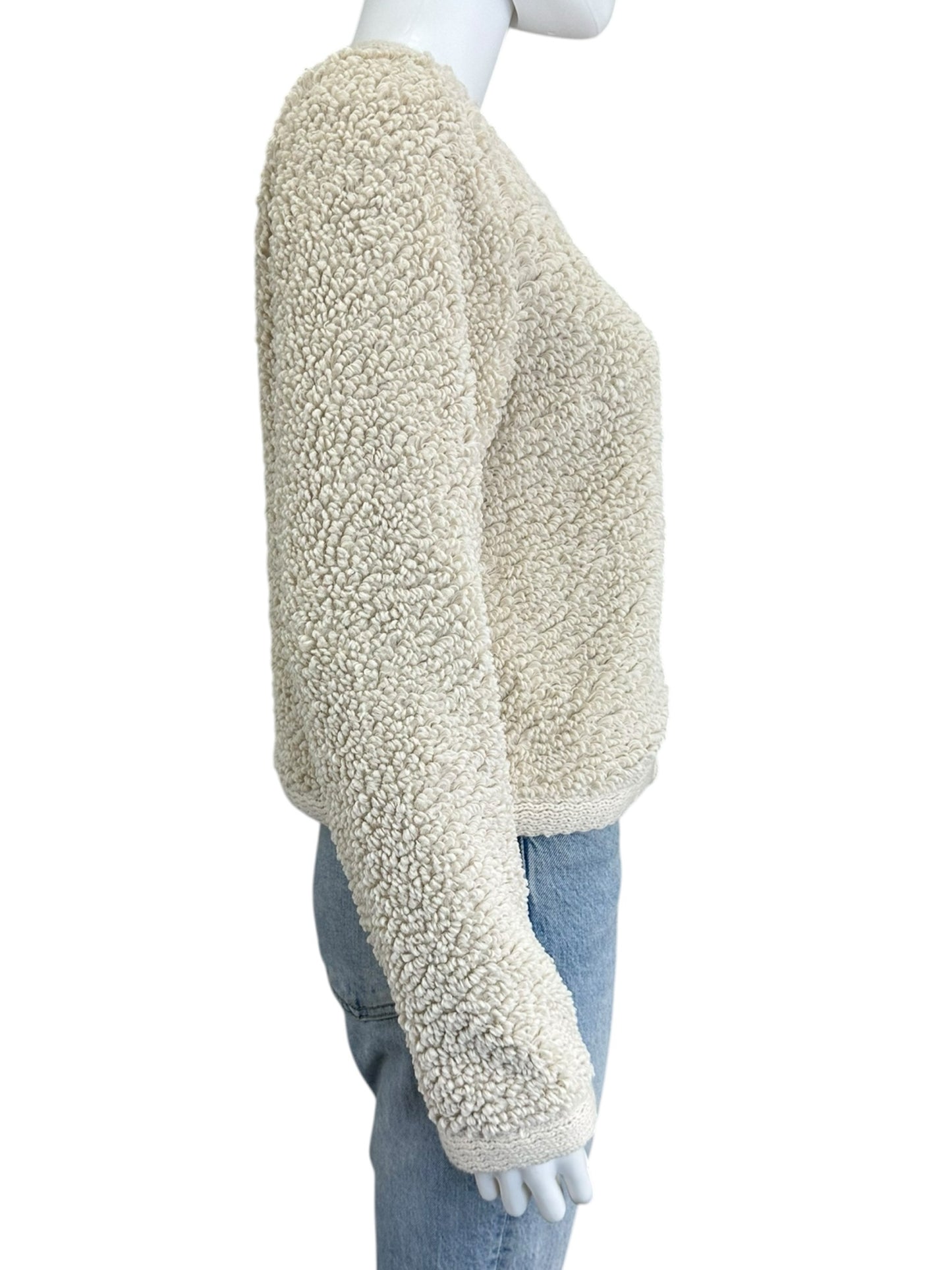 sanctuary Cream Cuddle Up Cardi Jacket Size XS