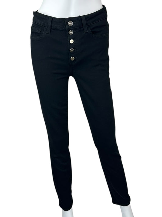 PAIGE Black Hoxton Ankle Jeans Size 27