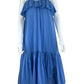 J. Crew Blue Ruffle Trim Sundress Size XS