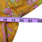 Julie Brown Orange Pattered Casual Dress Size S