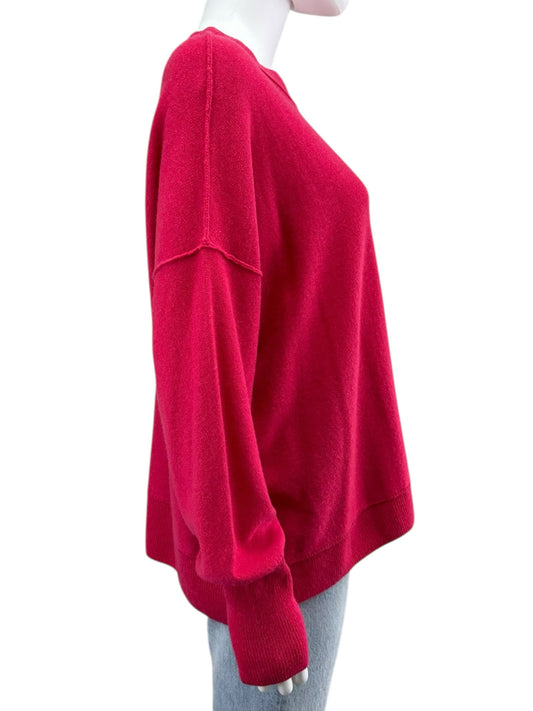 Free People Pink 100% Cashmere Sweater Size S