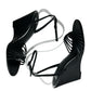 PAIGE Black Sami Ankle Strap Wedge Size 9.5