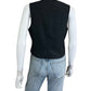 LANDS' END 100% Wool Gray Vest Size 6