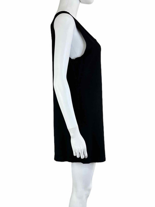 bryn walker Black Sleeveless Knit Dress Size S