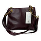 CHANEL Vintage Burgundy Leather Shoulder Bag