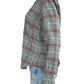 FAHERTY 100% Cotton Gray Plaid Button-Down Size S