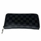 LOUIS VUITTON Black Damier Graphite Coated Canvas Wallet