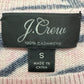 J. Crew Pink 100% Cashmere Zebra Stripe Sweater Size S