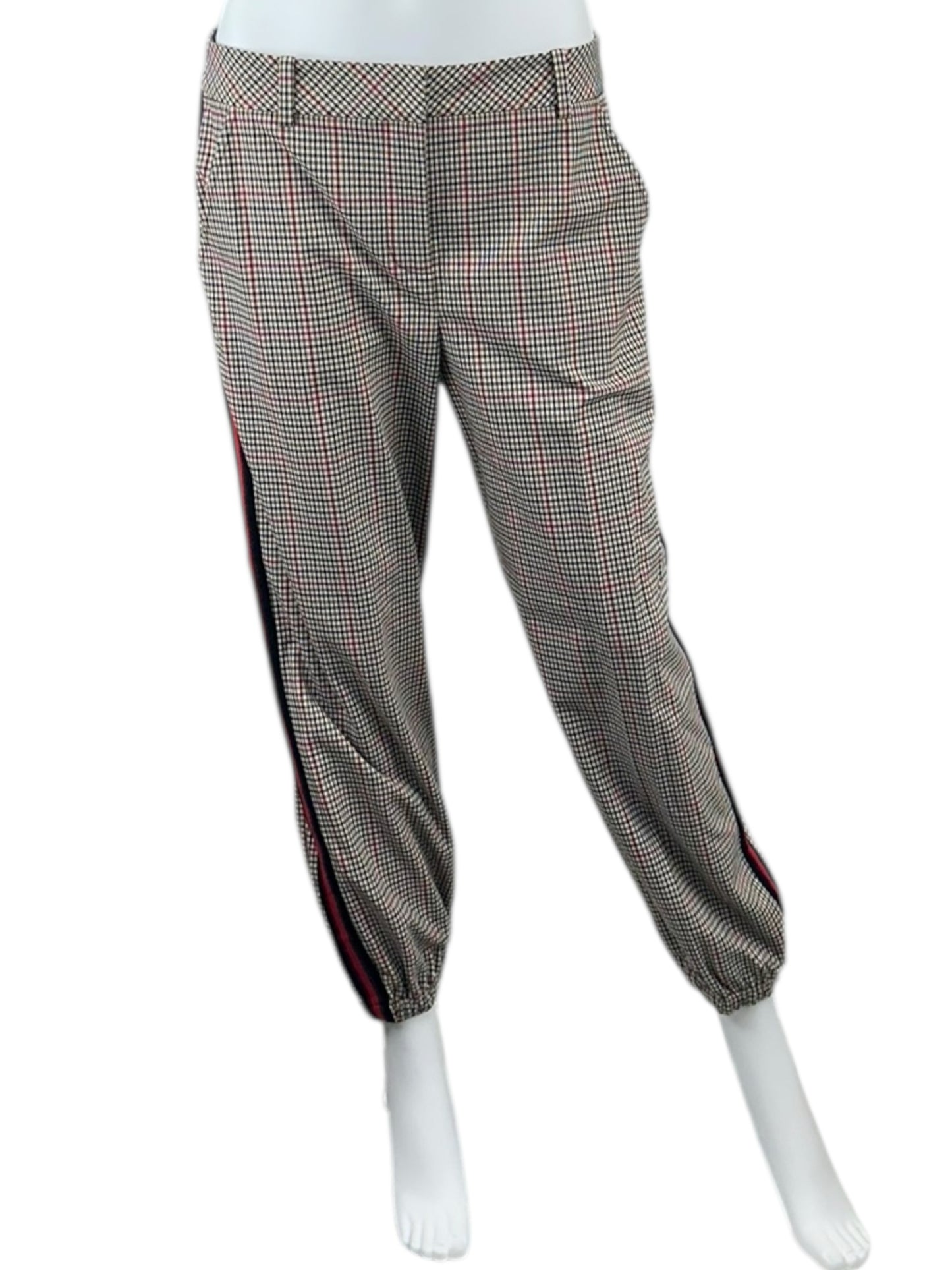 TRINA TURK Arquette Plaid Jogger Pants Size 6