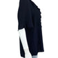 KARL LAGERFELD Navy Blue Blouse Size L