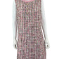VOY Pink Tweed Mini Dress Size L