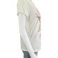 Lauren Moshi Distressed Bess If I Roar Graphic Tee Size XS