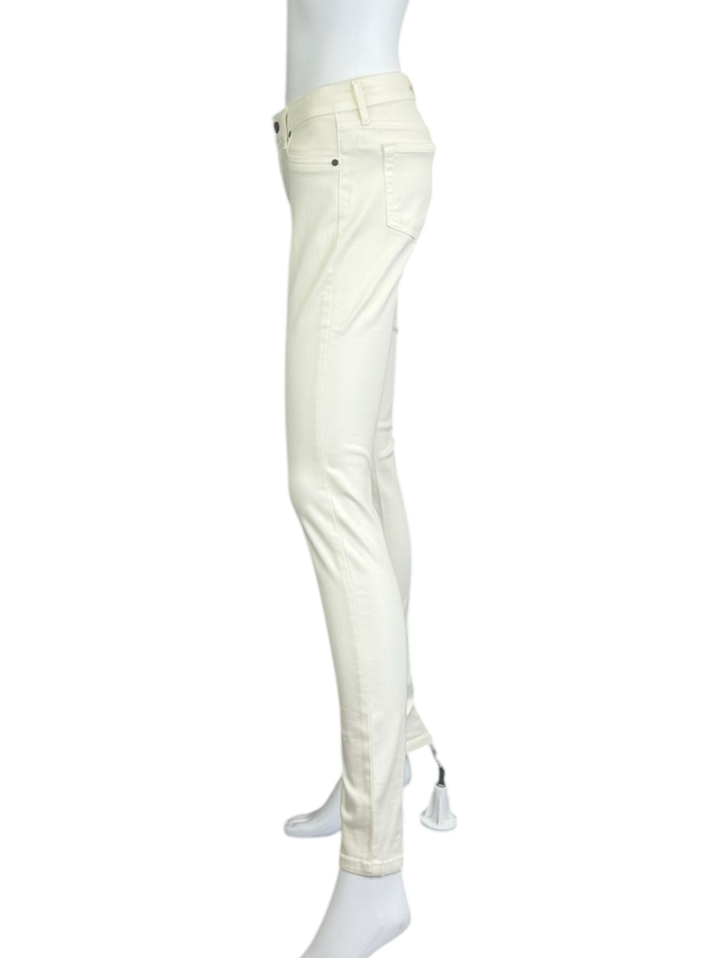 VIZCAINO Cream Skinny Jeans Size 26