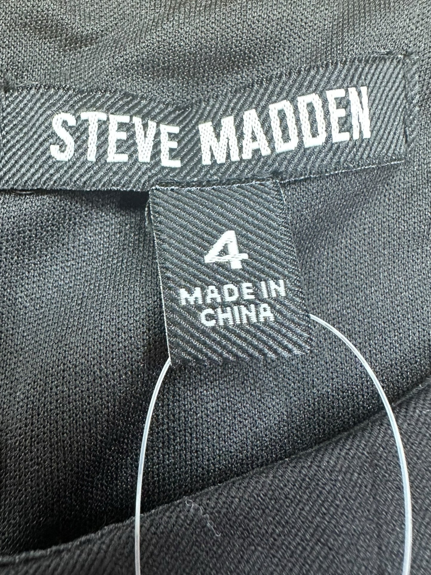STEVE MADDEN NWT Black Elenora Cocktail Dress Size 4