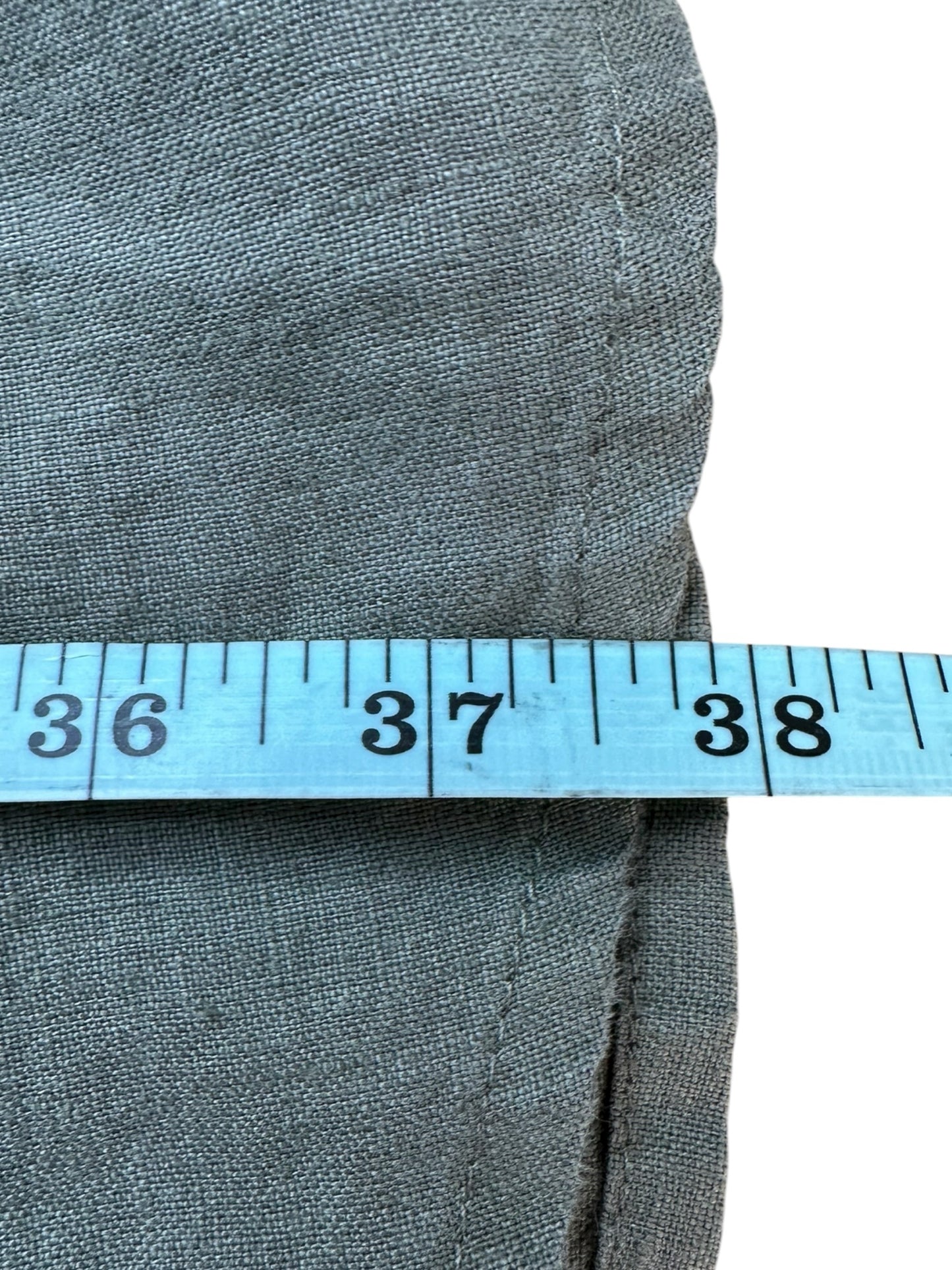 Flax Green 100% Linen Midi Dress Size L