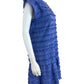 marie oliver Blue Fringe Mini Dress Size M