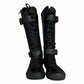 CONVERSE Black Leather Combat Boots Size 7.5