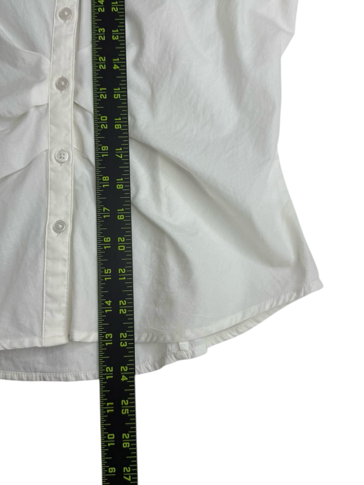 PAIGE White Button-Down Shirt Size M