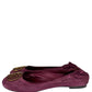 Tory Burch Purple Suede Flats Size 8