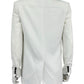 EQUIPMENT NWT White Quincy Tuxedo Blazer Size 00