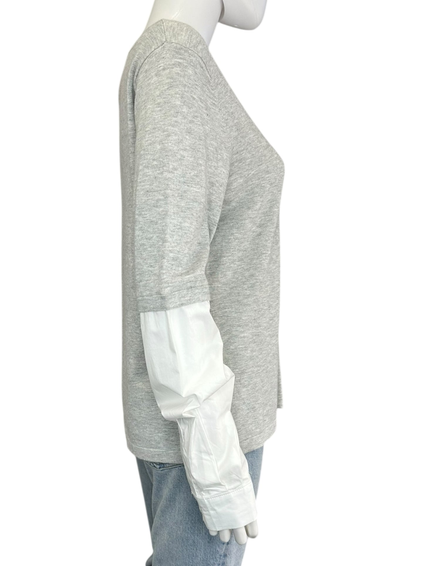 one grey day NWT Gray Twofer Sweater Size L