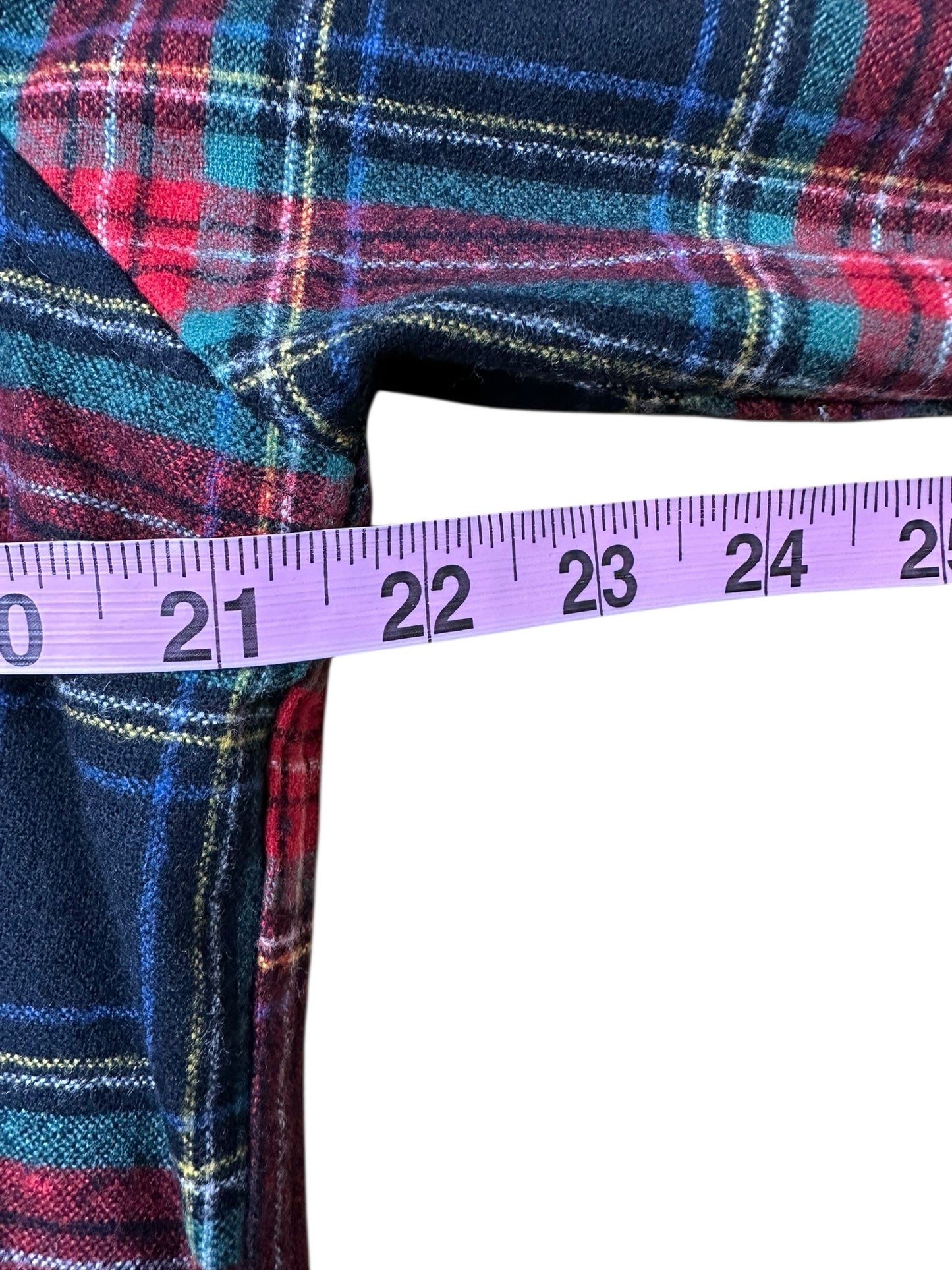 PENDLETON Plaid Flannel Button-Down Shirt Size L