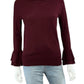 J. Crew Maroon 100% Cashmere Sweater Size S