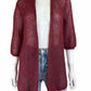 EILEEN FISHER Burgundry Cardigan Size PS