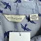 11.1.tylho Blue Bird Print Dress Size XL