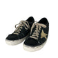 GOLDENGOOSE Black Super-Star Leather Sneakers Size 42