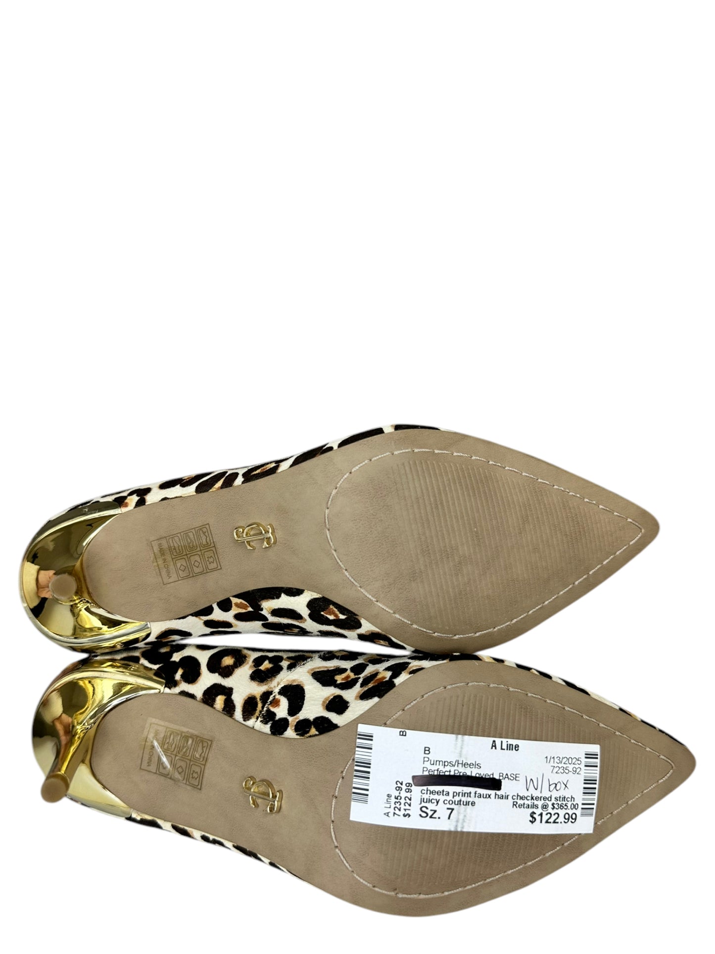 juicy couture Michelle Glam Leopard Pump Size 7