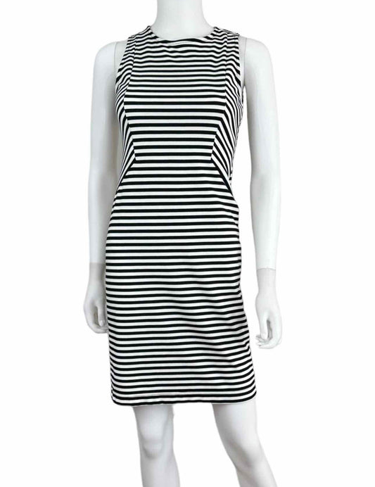 BANANA REPUBLIC Black Striped Dress Size 0P