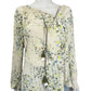 White House Black Market Ivory Blouse Size M