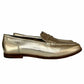 J. Crew Ryan Gold Penny Loafer Size 9.5