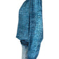 MICHAEL Michael Kors Blue Printed Tie Neck Blouse Size L