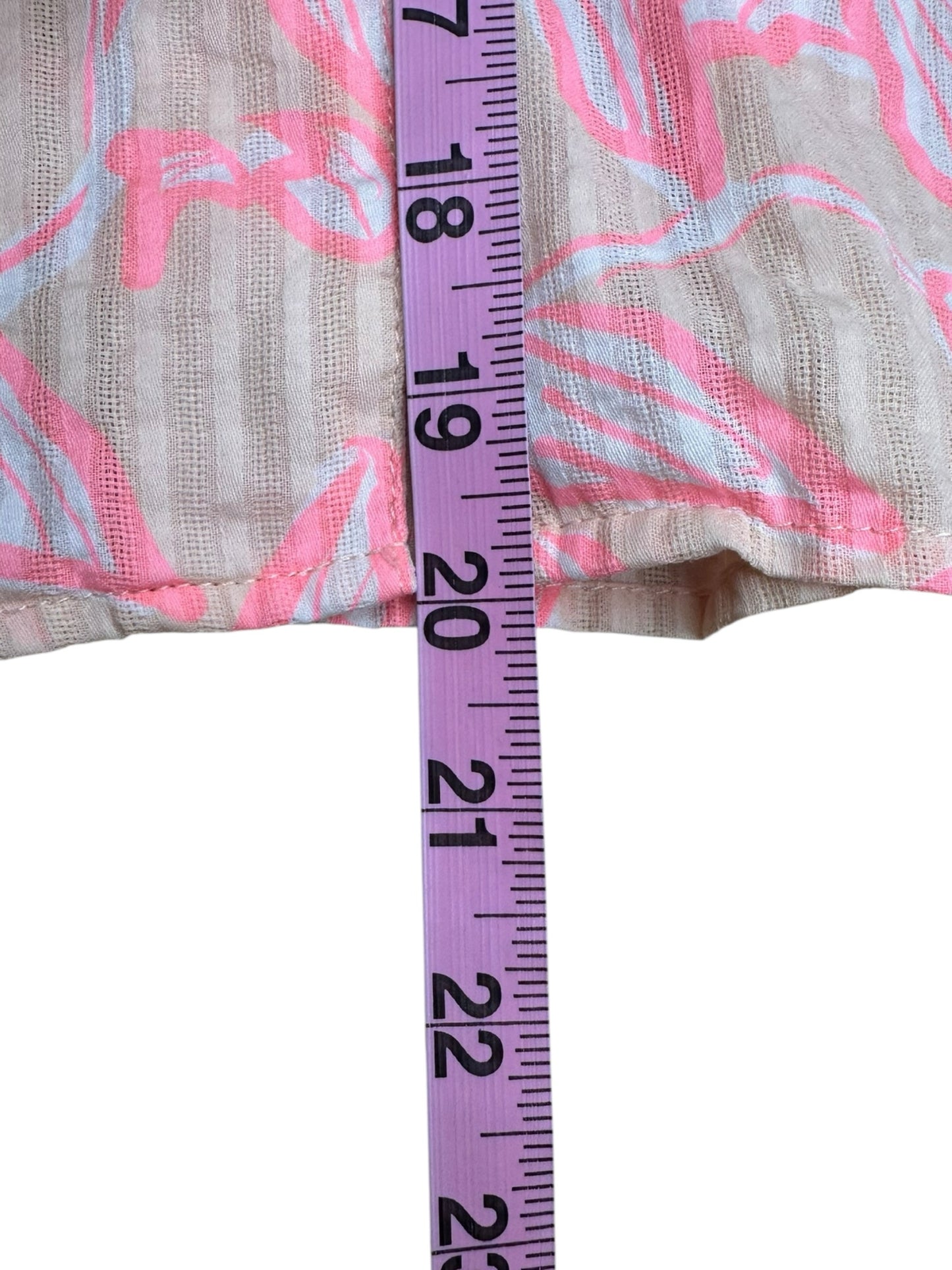 CARVE DESIGNS Peach Button Down Size L
