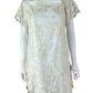 trina TRINA TURK Ivory Floral Lace Mini Cocktail Dress Size M