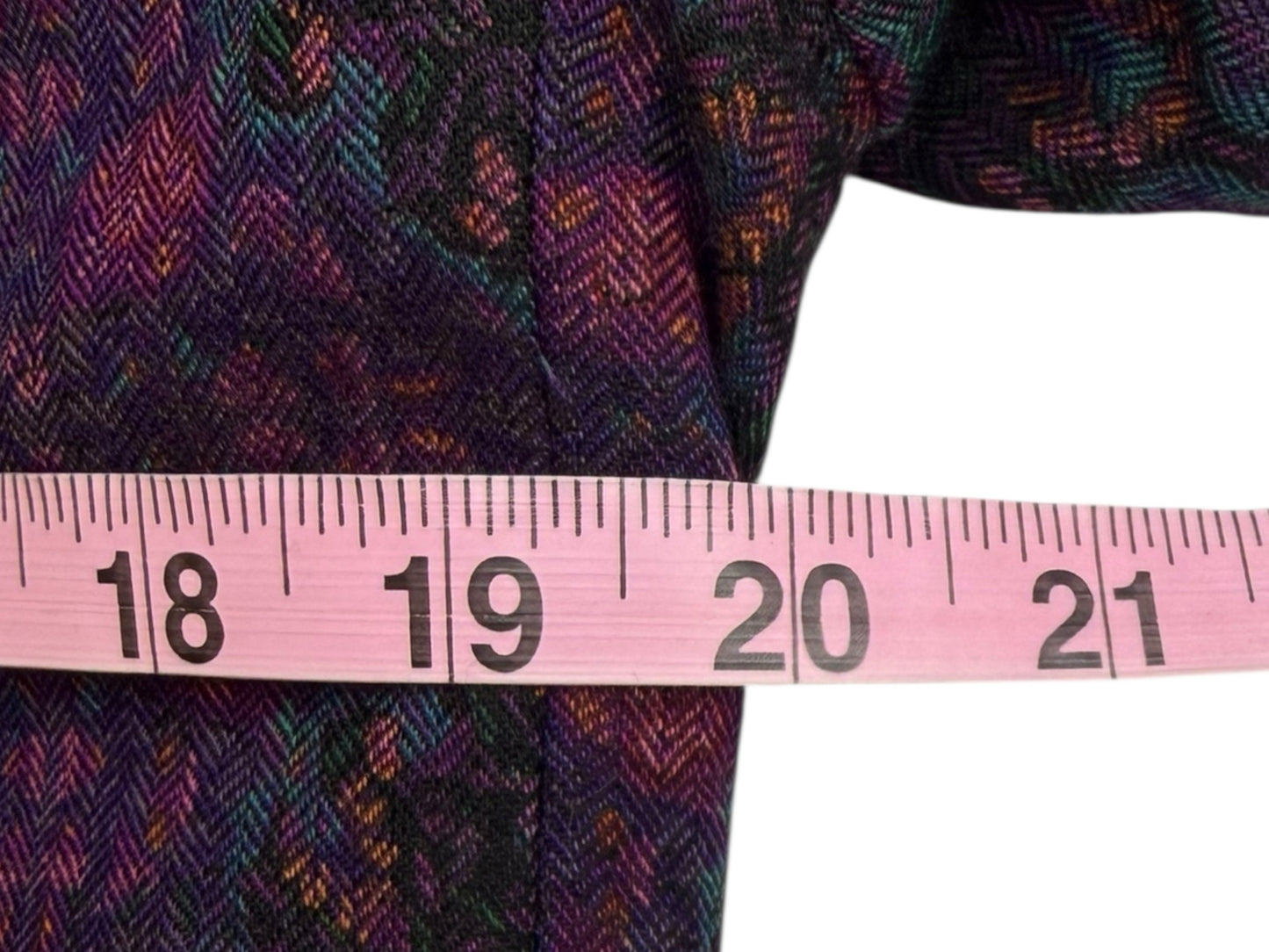 Vintage Christian Dior Purple Paisley Blazer Jacket Size 10