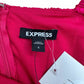 EXPRESS Magenta Lace Midi Dress Size S