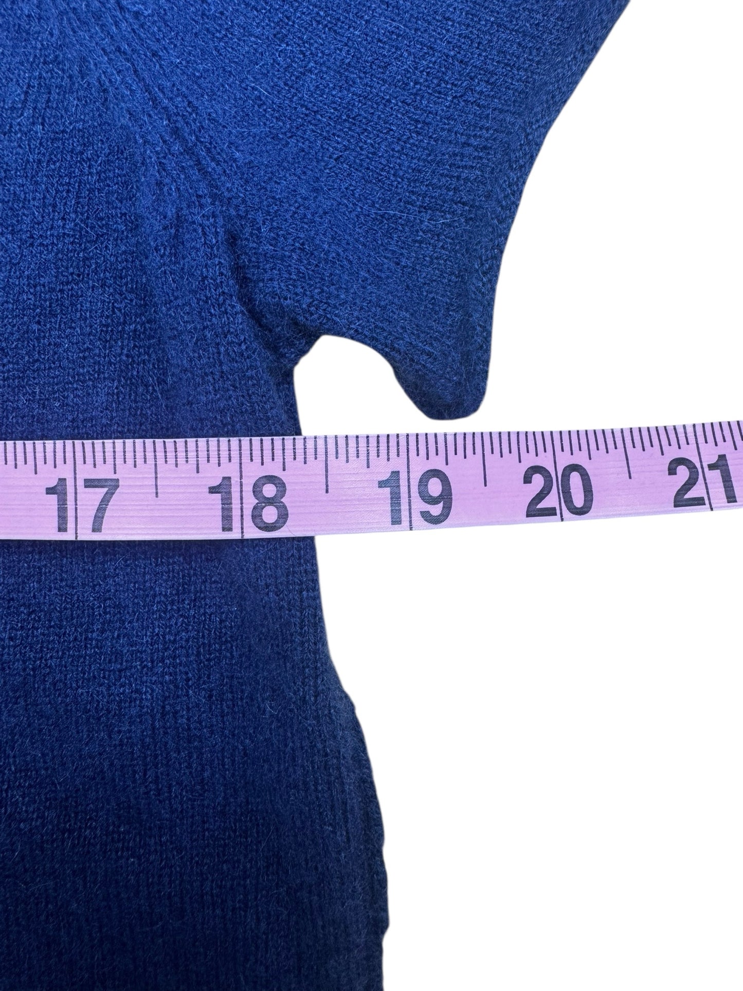 SKULL CASHMERE Navy 100% Cashmere Sweater Size M