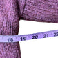 Madewell Mauve Wool Cable Knit Sweater Cardigan Size XS BASE