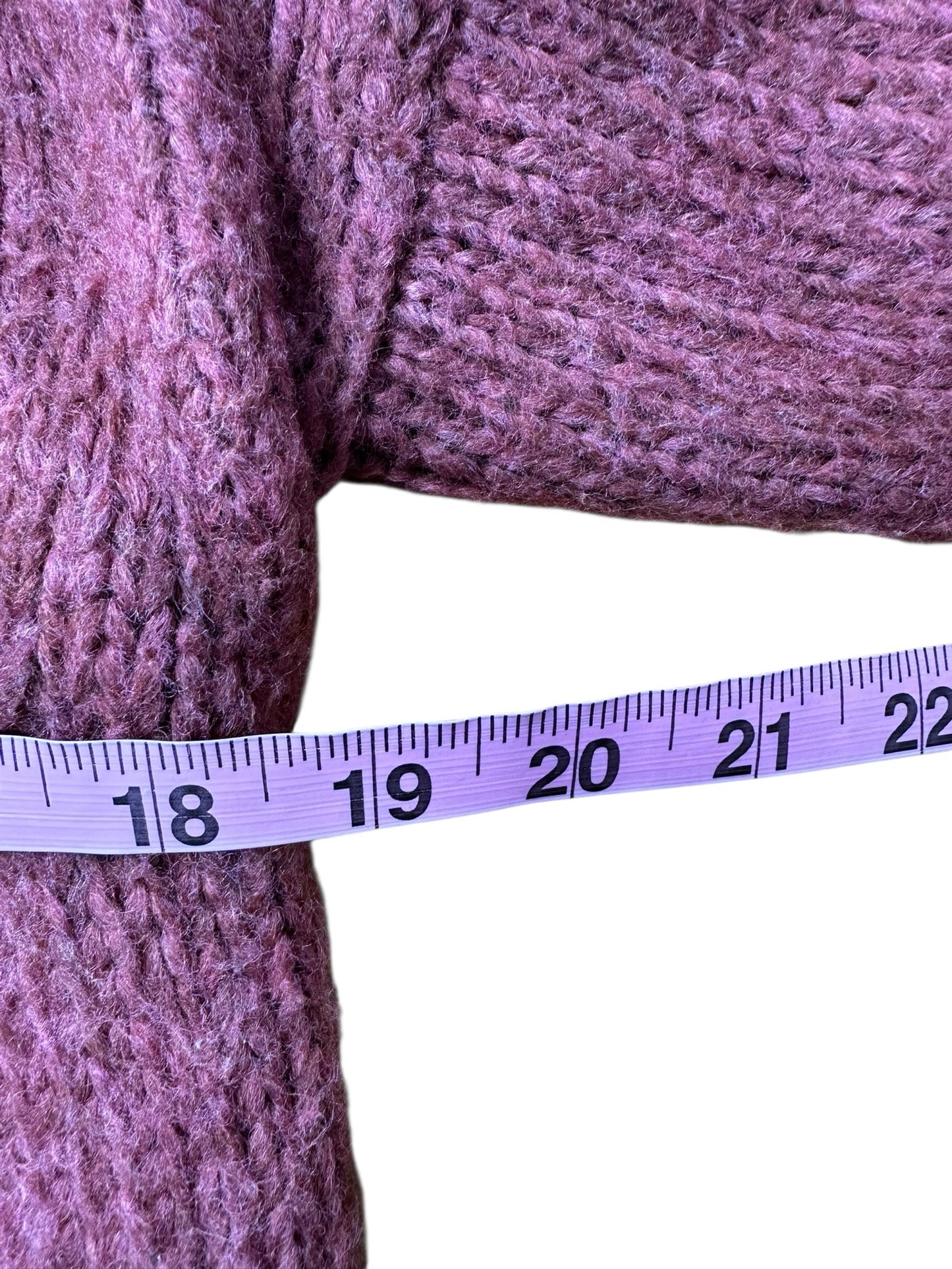 Madewell Mauve Wool Cable Knit Sweater Cardigan Size XS BASE