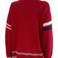 Xirena Red Alpaca Merino Wool Carey Boyfriend Cardigan Size S